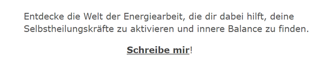 Fernheilungen, Geist & Fernheilung mit Reiki für Deutschland